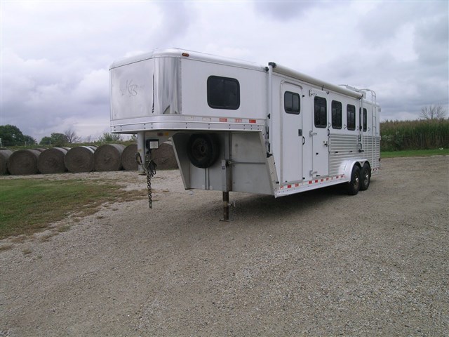 Photo 3 of 2002 Kiefer Built Genesis X4 4 Horse trailer Dress GN