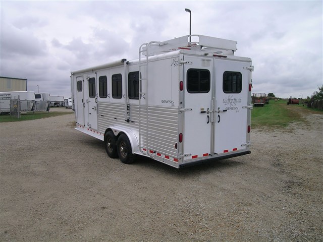 Photo 4 of 2002 Kiefer Built Genesis X4 4 Horse trailer Dress GN