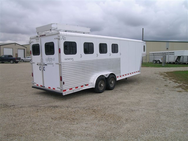 Photo 5 of 2002 Kiefer Built Genesis X4 4 Horse trailer Dress GN