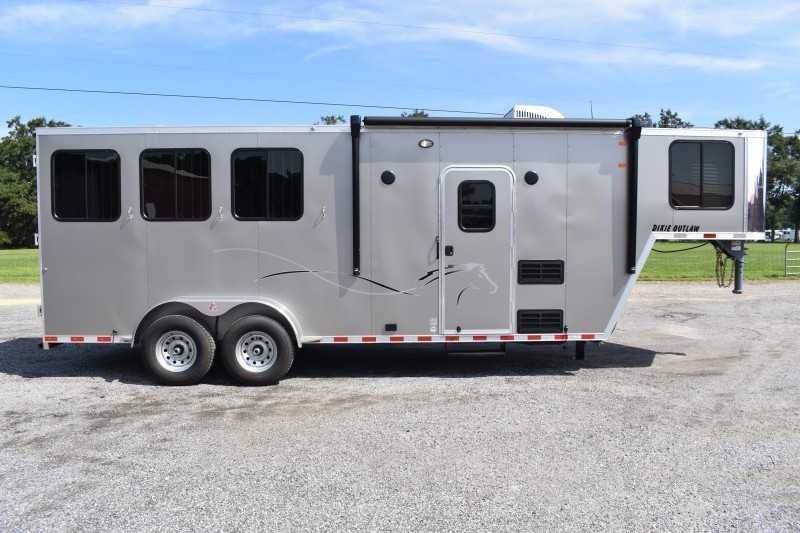Photo 3 of 2022 Harmar Dixie 7306LQ 3 Horse Trailer